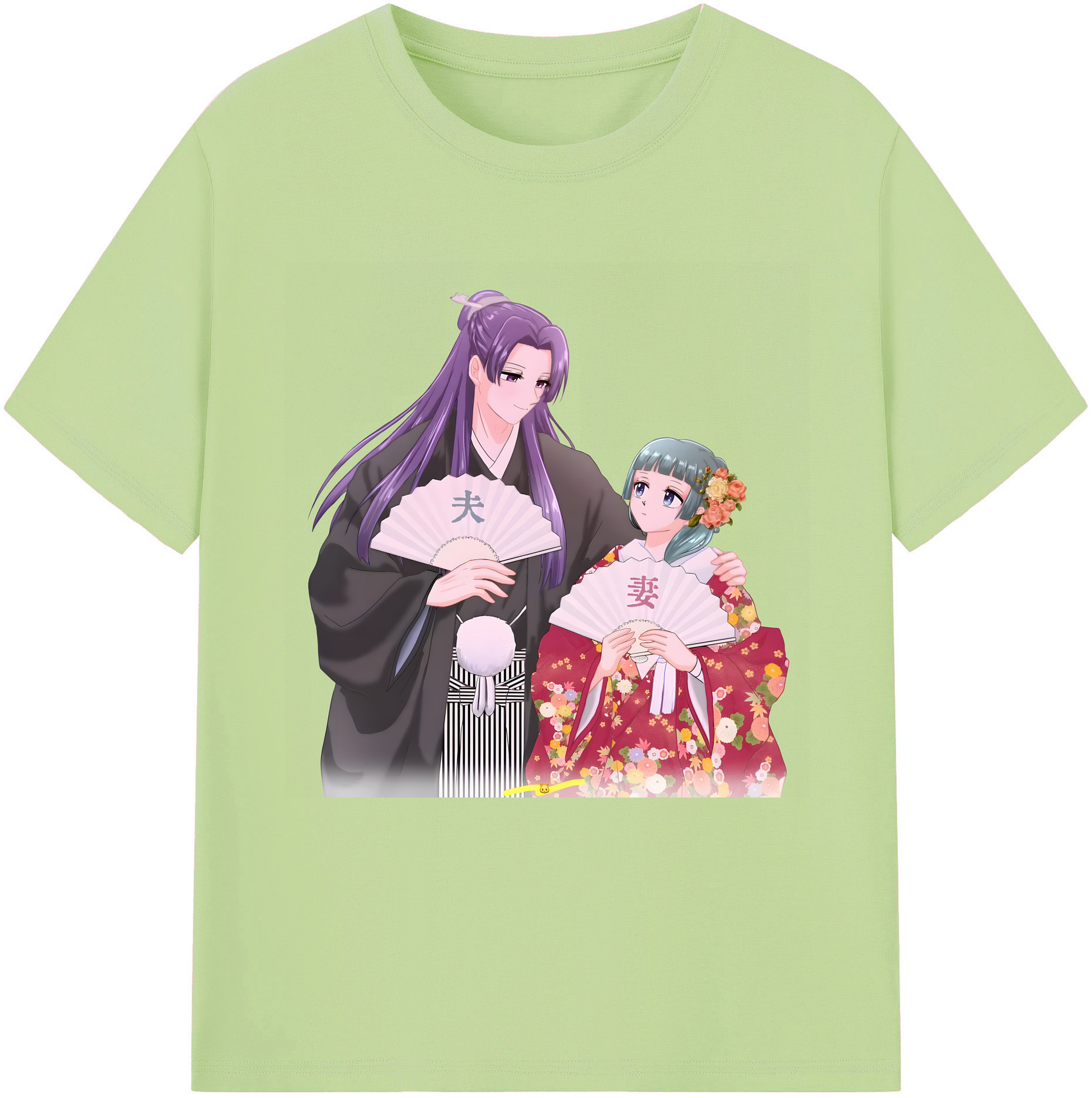 （画像用） 薬屋のひとりごと The Apothecary Diaries 綿100％半袖Tシャツ（フロントプリント）